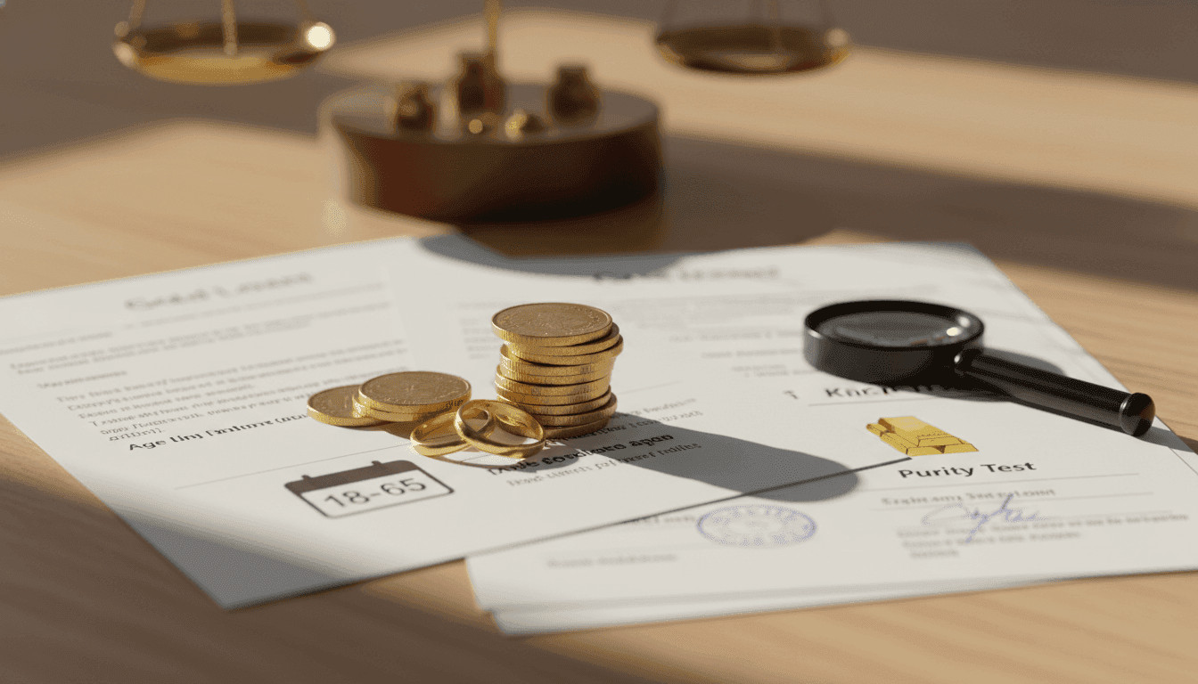 Gold Loan Eligibility Explained: Documents, Age Limit, Gold Purity and Loan Amount in One Guide