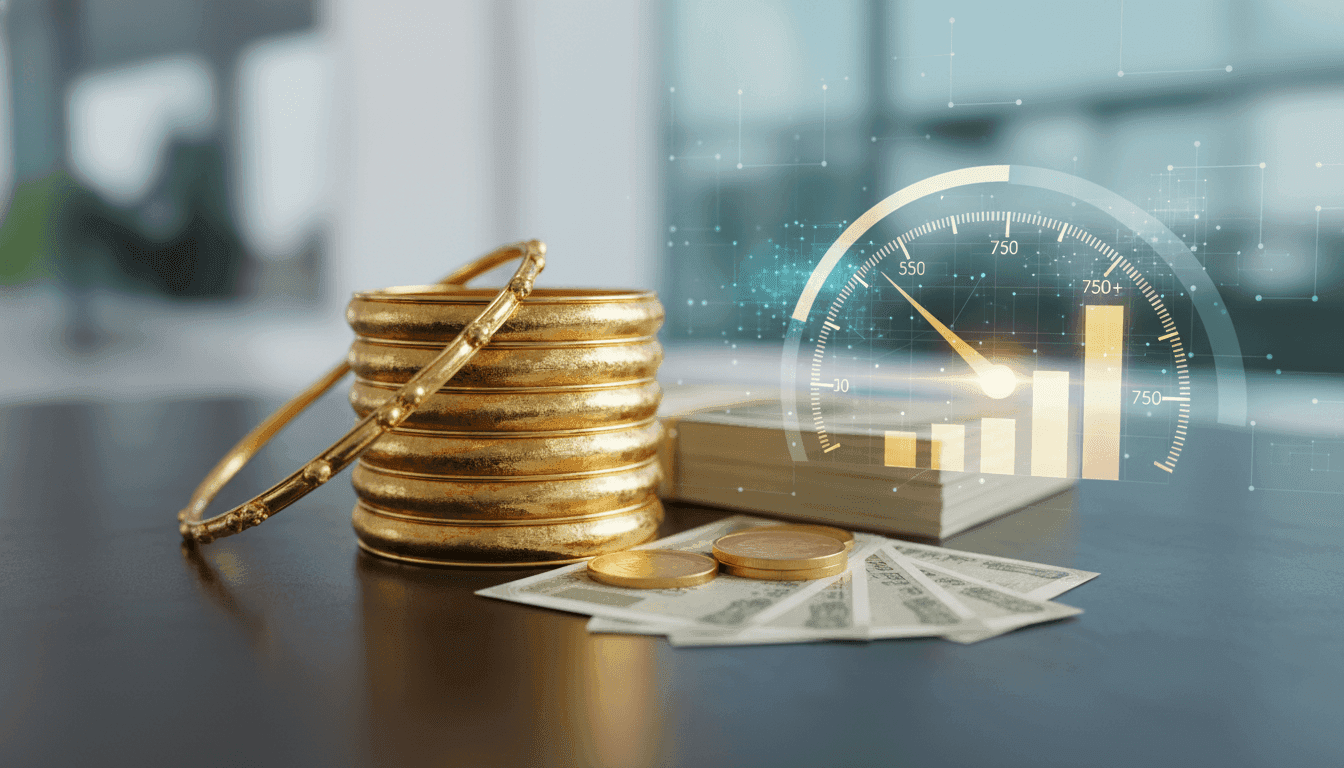 Credit Score for Gold Loan in India: Bank vs NBFC Approval Ranges Explained